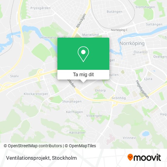 Ventilationsprojekt karta