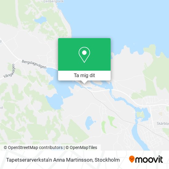 Tapetserarverksta'n Anna Martinsson karta