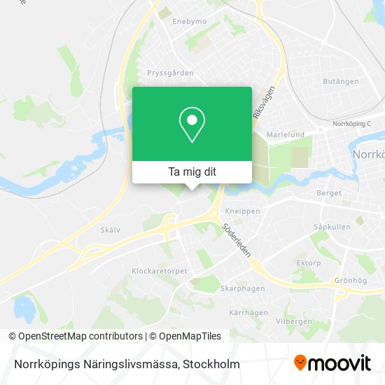 Norrköpings Näringslivsmässa karta