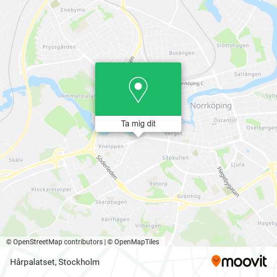 Hårpalatset karta