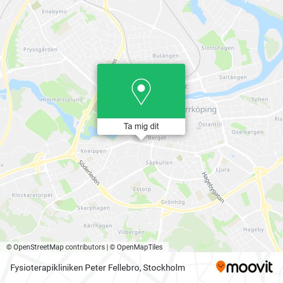 Fysioterapikliniken Peter Fellebro karta