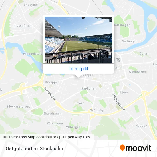 Östgötaporten karta