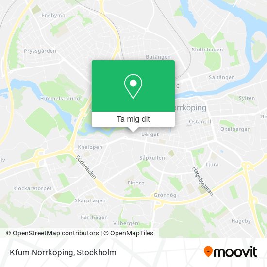 Kfum Norrköping karta