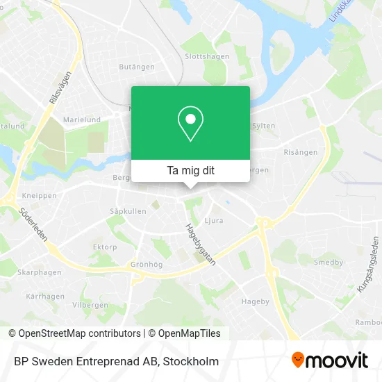 BP Sweden Entreprenad AB karta