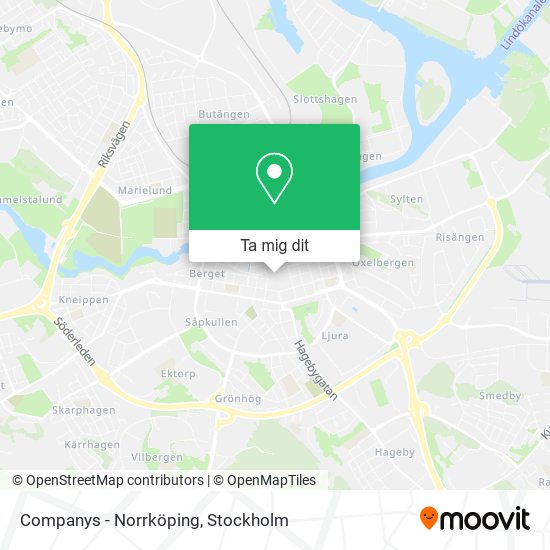Companys - Norrköping karta