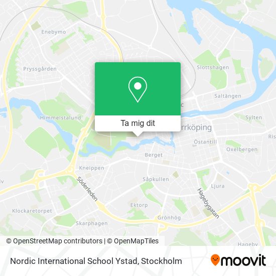 Nordic International School Ystad karta