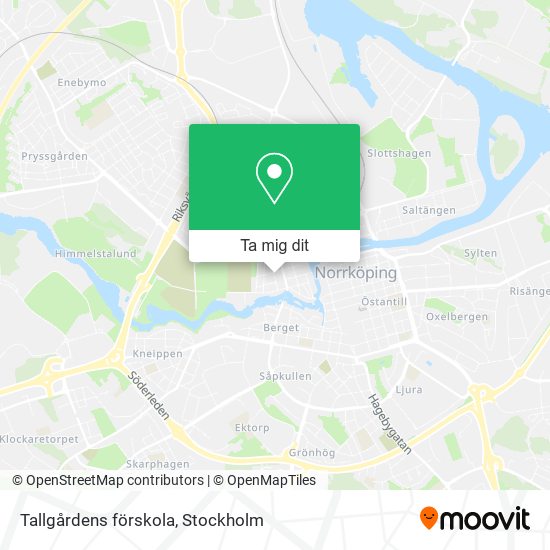 Tallgårdens förskola karta