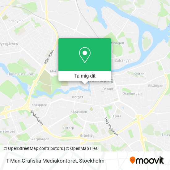 T-Man Grafiska Mediakontoret karta