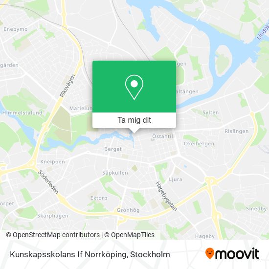 Kunskapsskolans If Norrköping karta