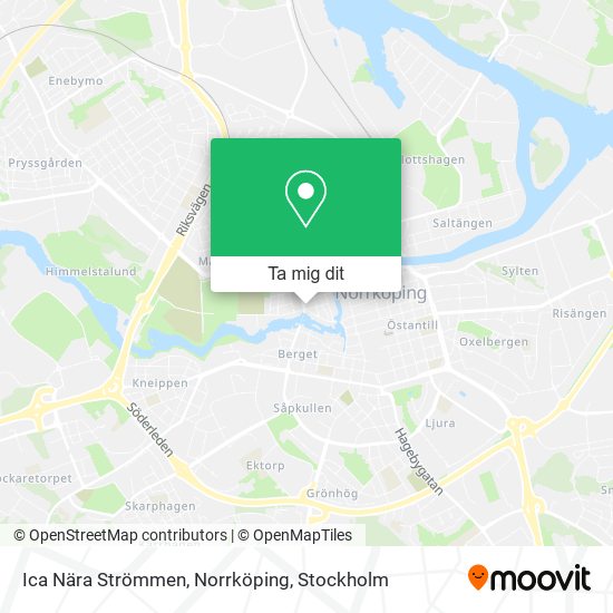 Ica Nära Strömmen, Norrköping karta