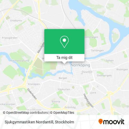 Sjukgymnastiken Nordantill karta