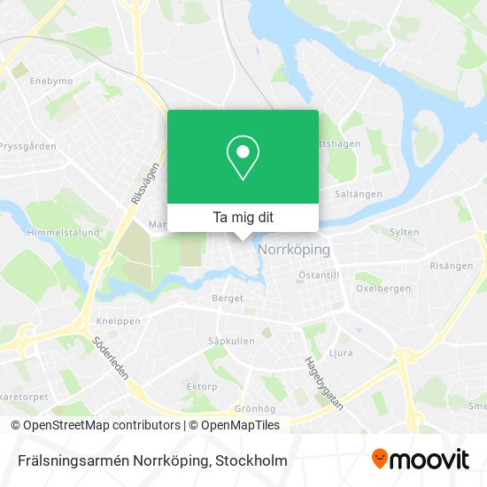 Frälsningsarmén Norrköping karta