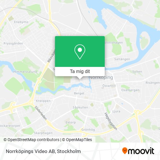 Norrköpings Video AB karta