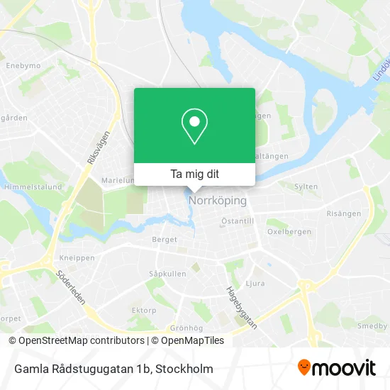 Gamla Rådstugugatan 1b karta