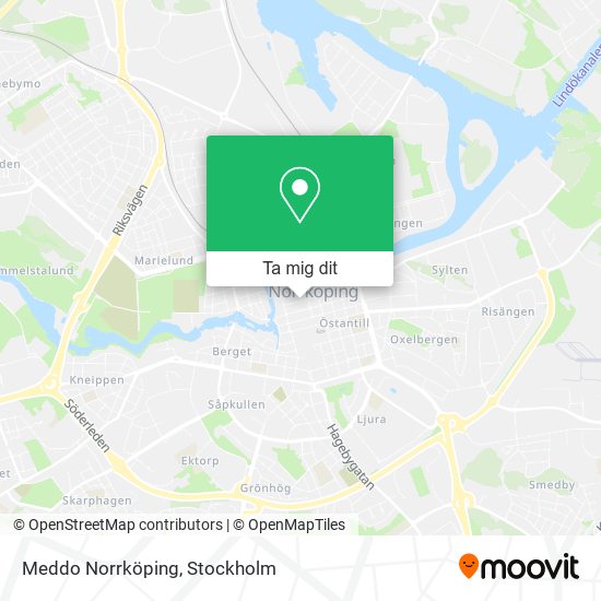 Meddo Norrköping karta