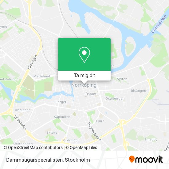 Dammsugarspecialisten karta