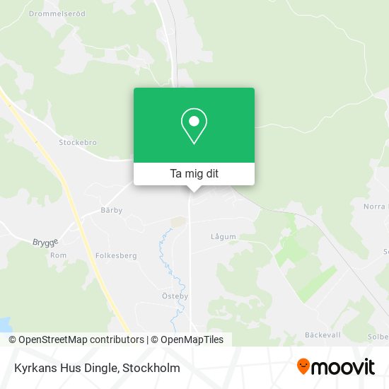 Kyrkans Hus Dingle karta