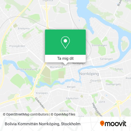 Bolivia Kommittén Norrköping karta