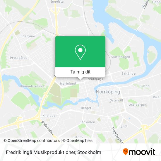 Fredrik Ingå Musikproduktioner karta