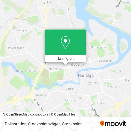 Polisstation, Stockholmsvägen karta