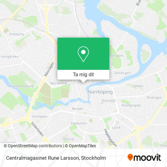 Centralmagasinet Rune Larsson karta