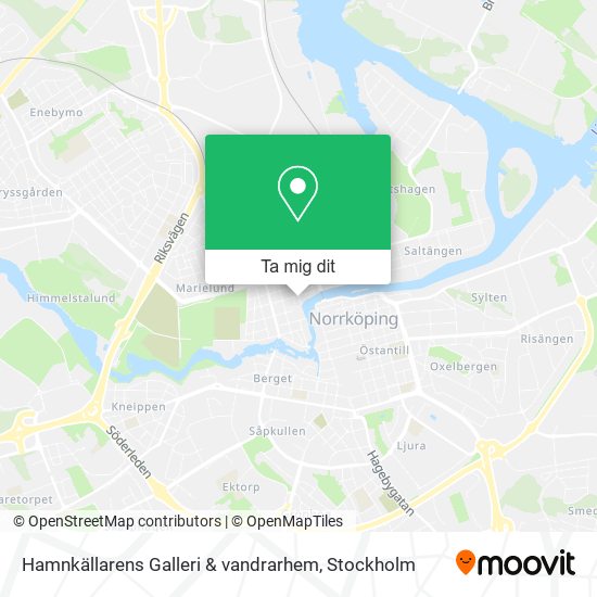 Hamnkällarens Galleri & vandrarhem karta