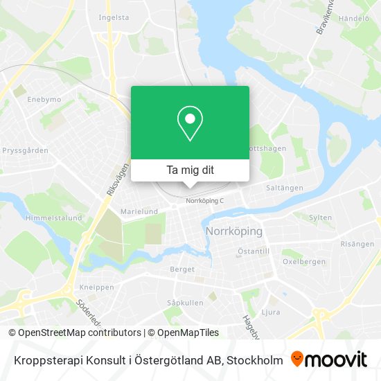 Kroppsterapi Konsult i Östergötland AB karta