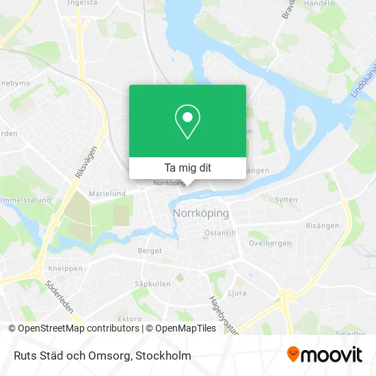 Ruts Städ och Omsorg karta