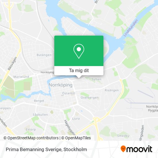 Prima Bemanning Sverige karta