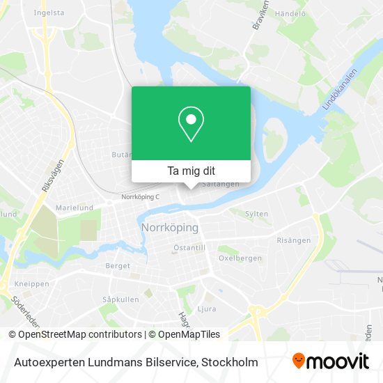 Autoexperten Lundmans Bilservice karta