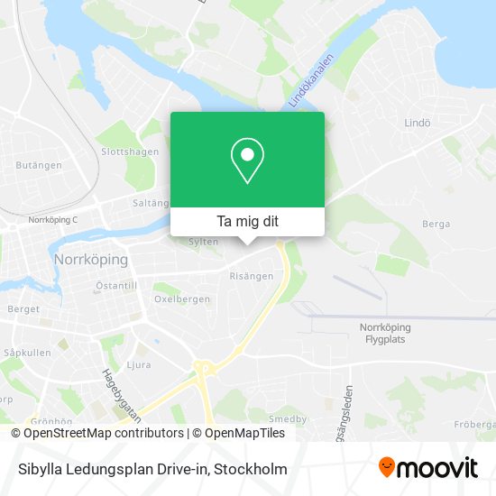 Sibylla Ledungsplan Drive-in karta