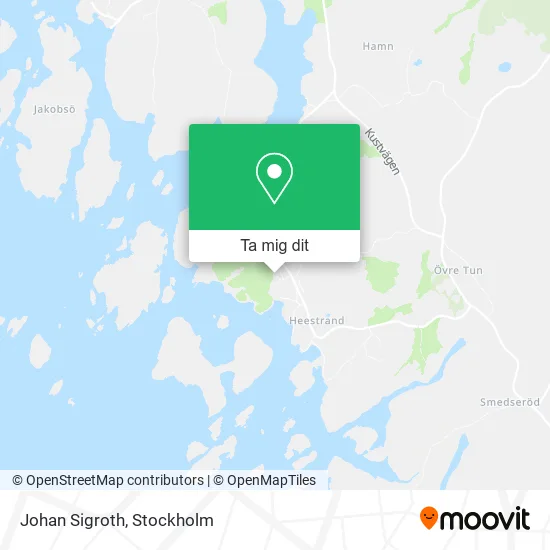 Johan Sigroth karta