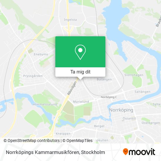 Norrköpings Kammarmusikfören karta