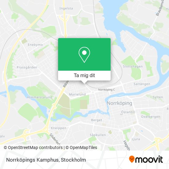 Norrköpings Kamphus karta