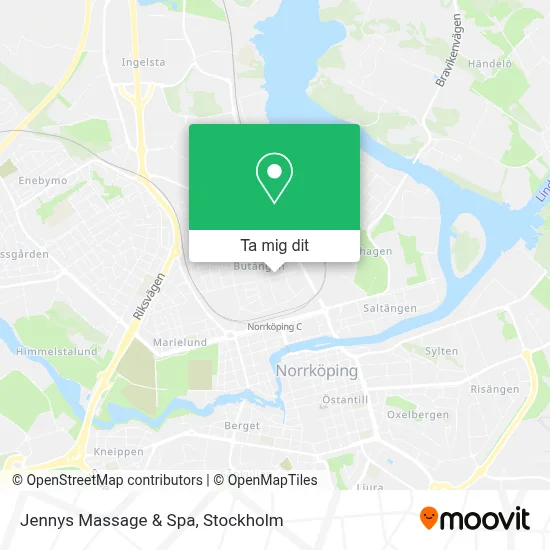 Jennys Massage & Spa karta