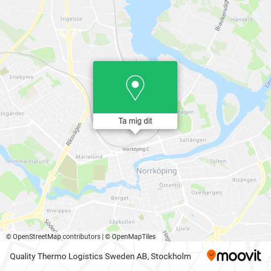 Quality Thermo Logistics Sweden AB karta