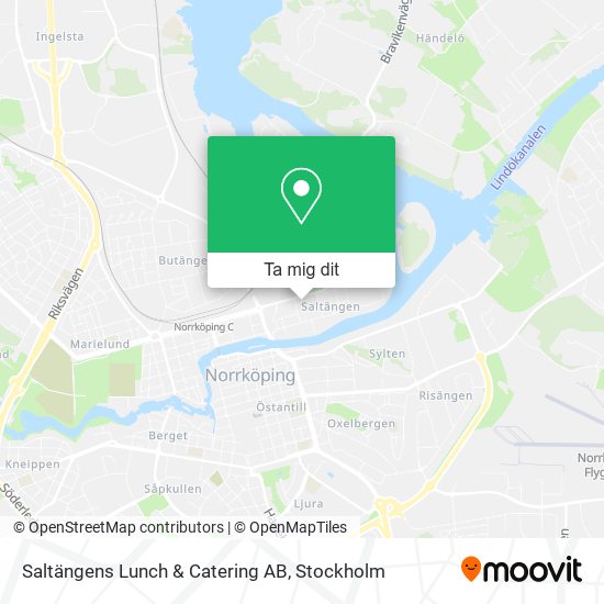 Saltängens Lunch & Catering AB karta