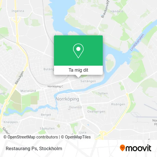 Restaurang Ps karta