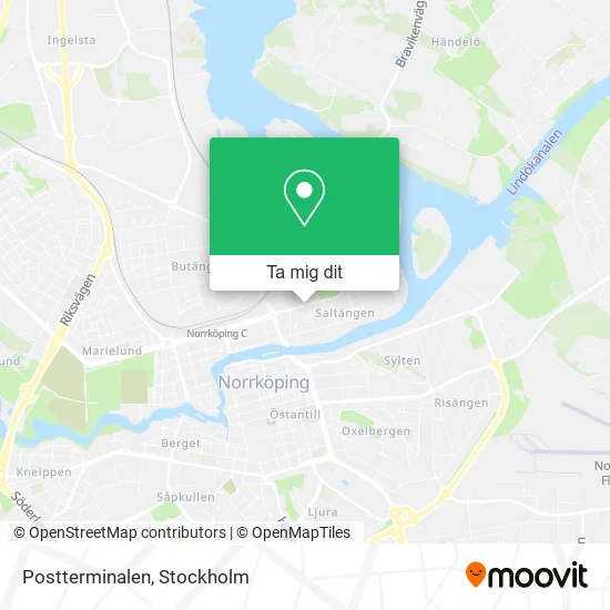 Postterminalen karta