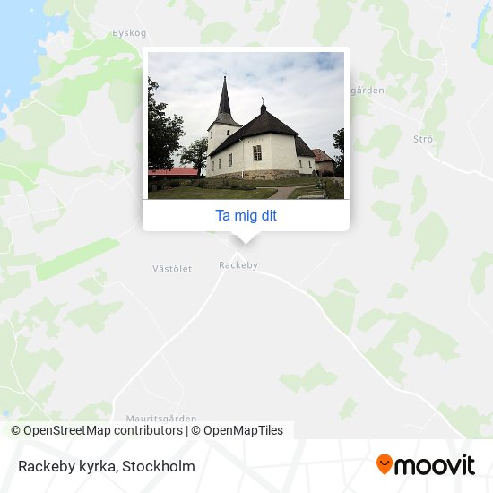 Rackeby kyrka karta