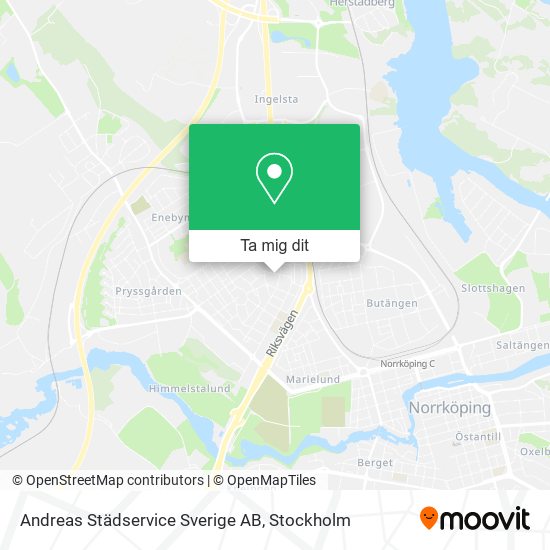 Andreas Städservice Sverige AB karta