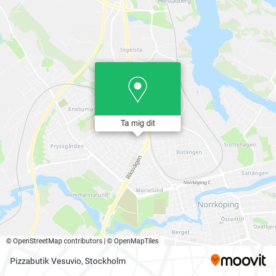 Pizzabutik Vesuvio karta