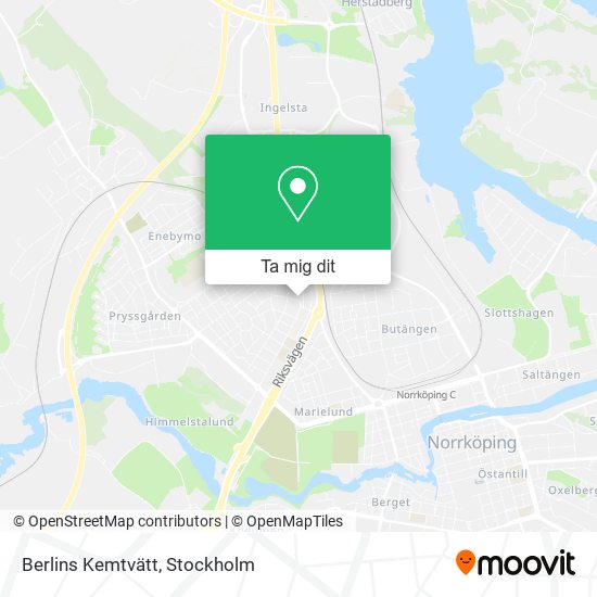 Berlins Kemtvätt karta