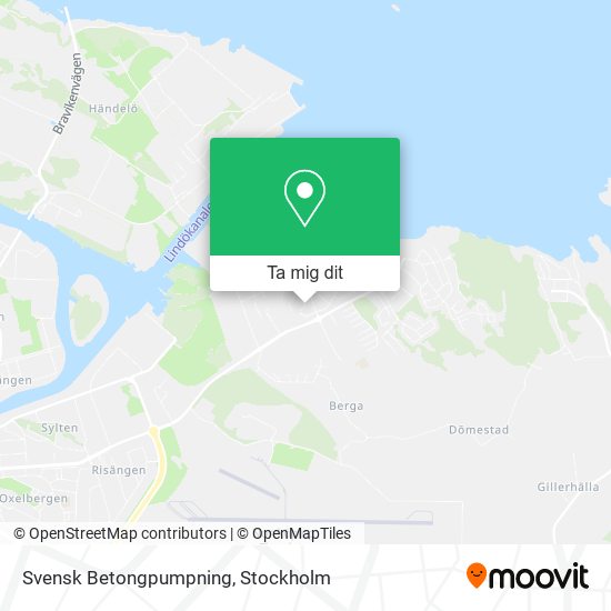 Svensk Betongpumpning karta