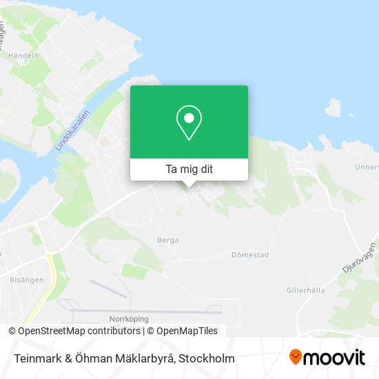 Teinmark & Öhman Mäklarbyrå karta