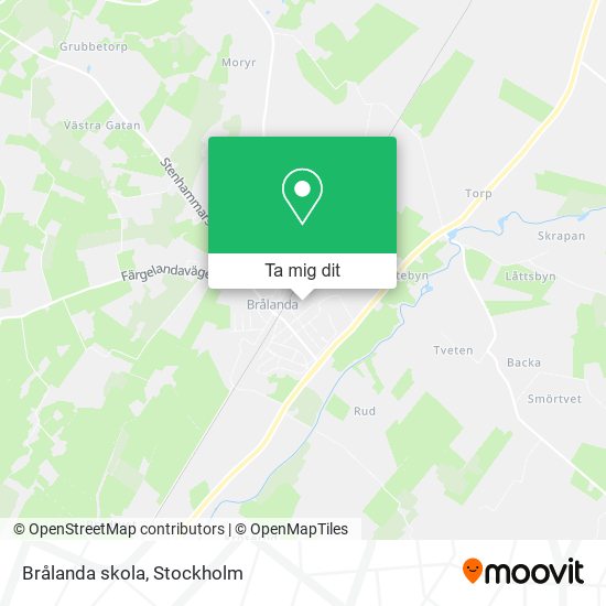 Brålanda skola karta