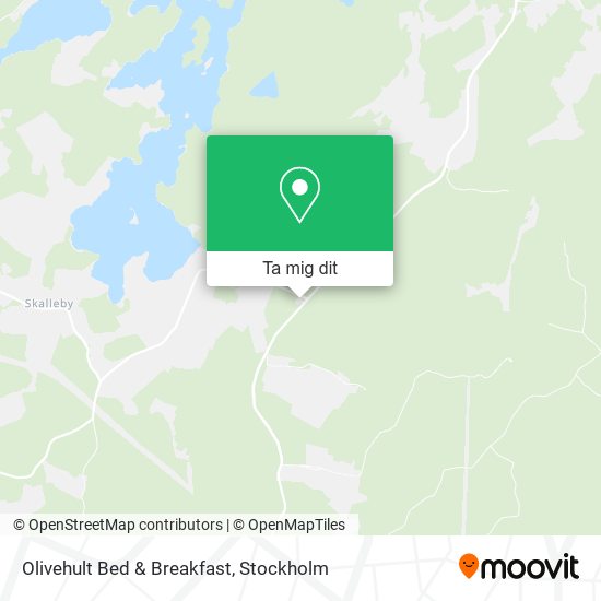 Olivehult Bed & Breakfast karta
