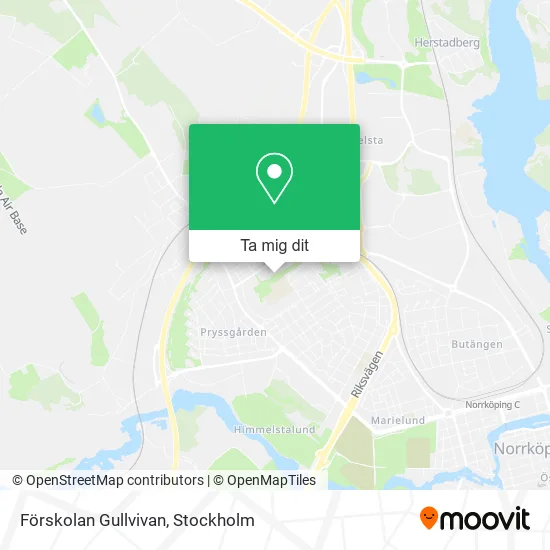 Förskolan Gullvivan karta