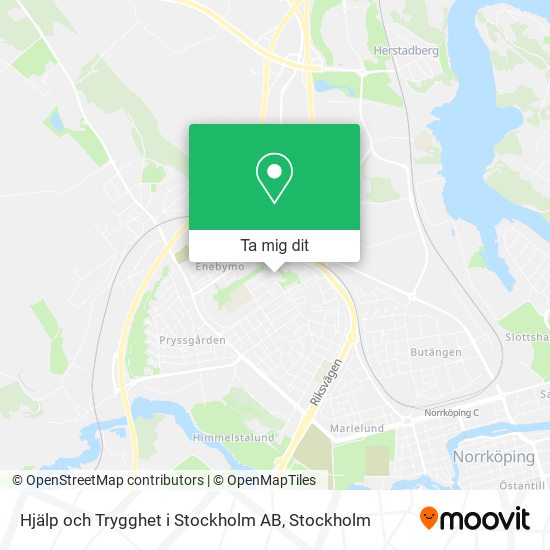 Hjälp och Trygghet i Stockholm AB karta