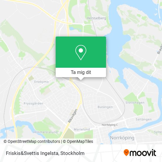 Friskis&Svettis Ingelsta karta